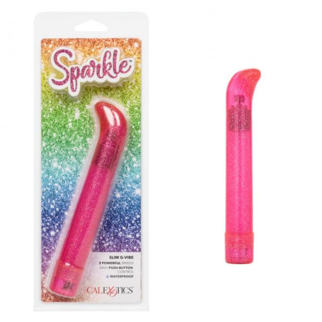 Sparkle Slim G-vibe Pink - California Exotic Novelties