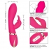 Jack Rabbit Silicone Ultra Soft Rabbit Vibrator Pink - Cal Exotics
