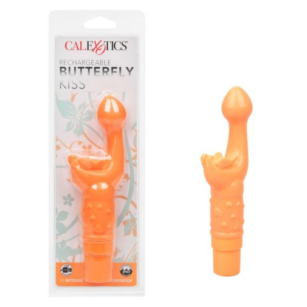 Rechargeable Butterfly Kiss Orange - California Exotic Novelties