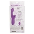 Rechargeable Butterfly Kiss Purple Vibrator - Cal Exotics