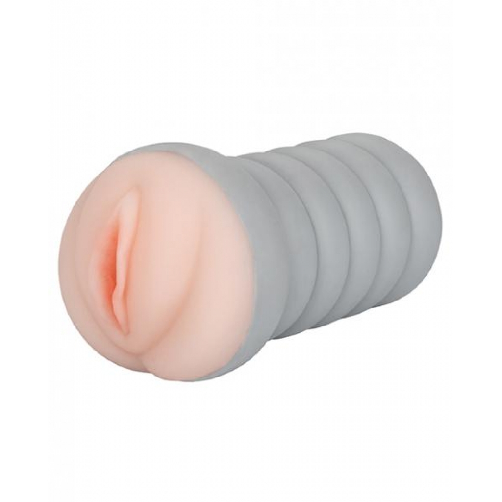 Ribbed Gripper Tight Pussy Ivory Stroker - Cal Exotics