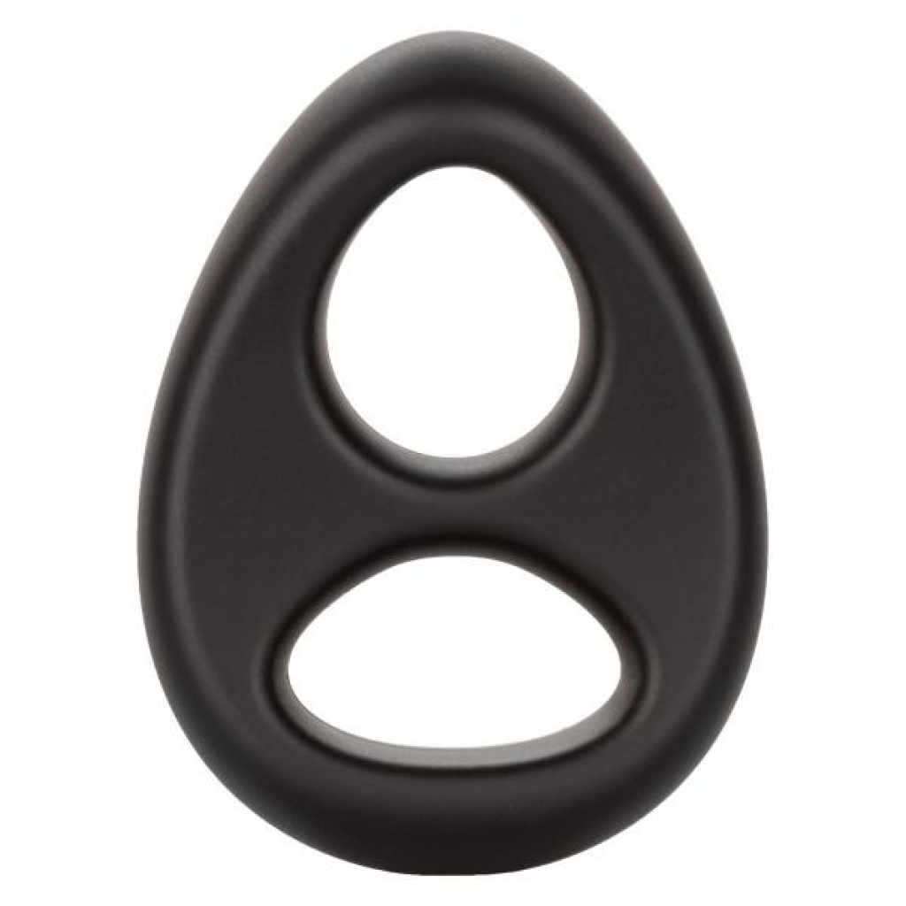 Ultra Soft Dual Ring Black - Cal Exotics