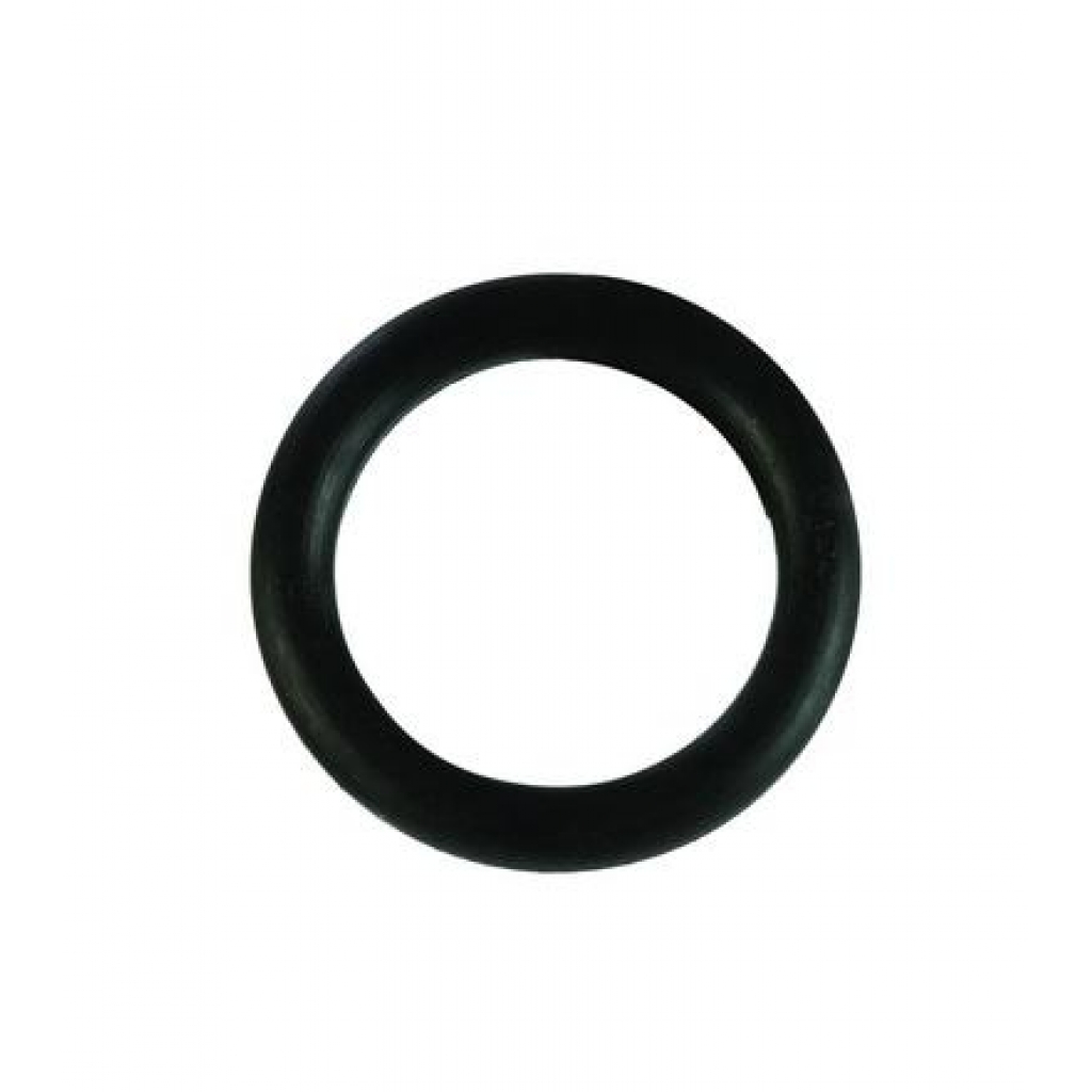 Black Rubber Cock Ring - Small - Cal Exotics