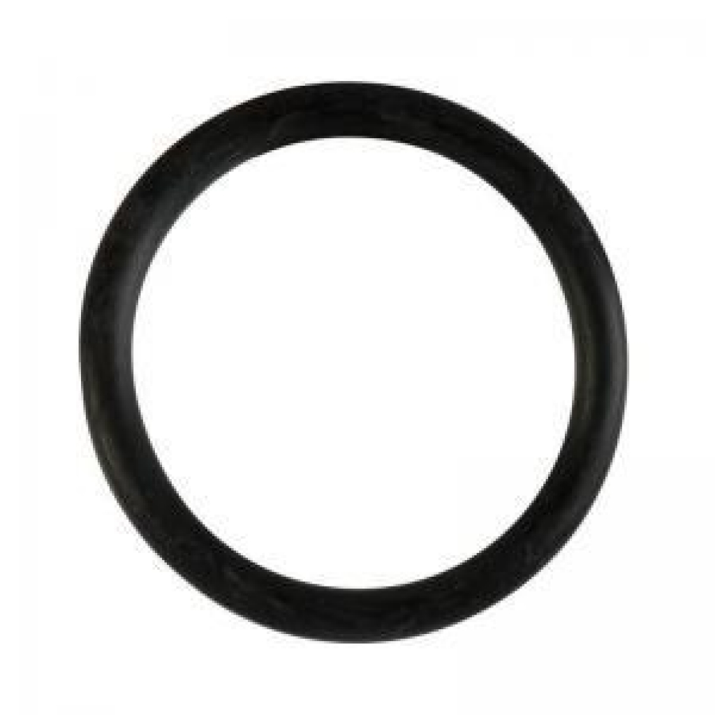 Black Rubber Cock Ring - Large - Cal Exotics