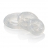 Premium Silicone Ring Set Clear Pack of 3 - Cal Exotics
