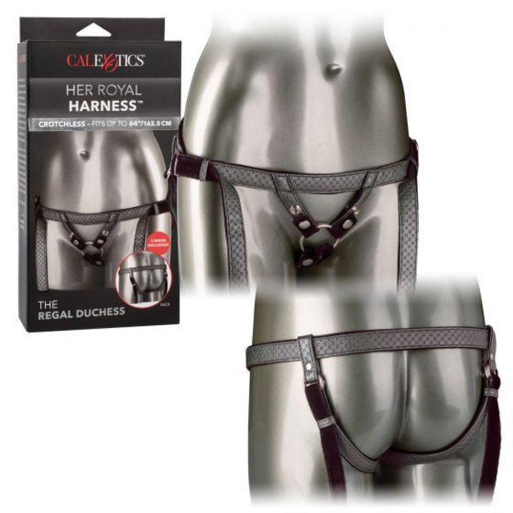 Her Royal Harness The Regal Duchess Pewter - California Exotic Novelties
