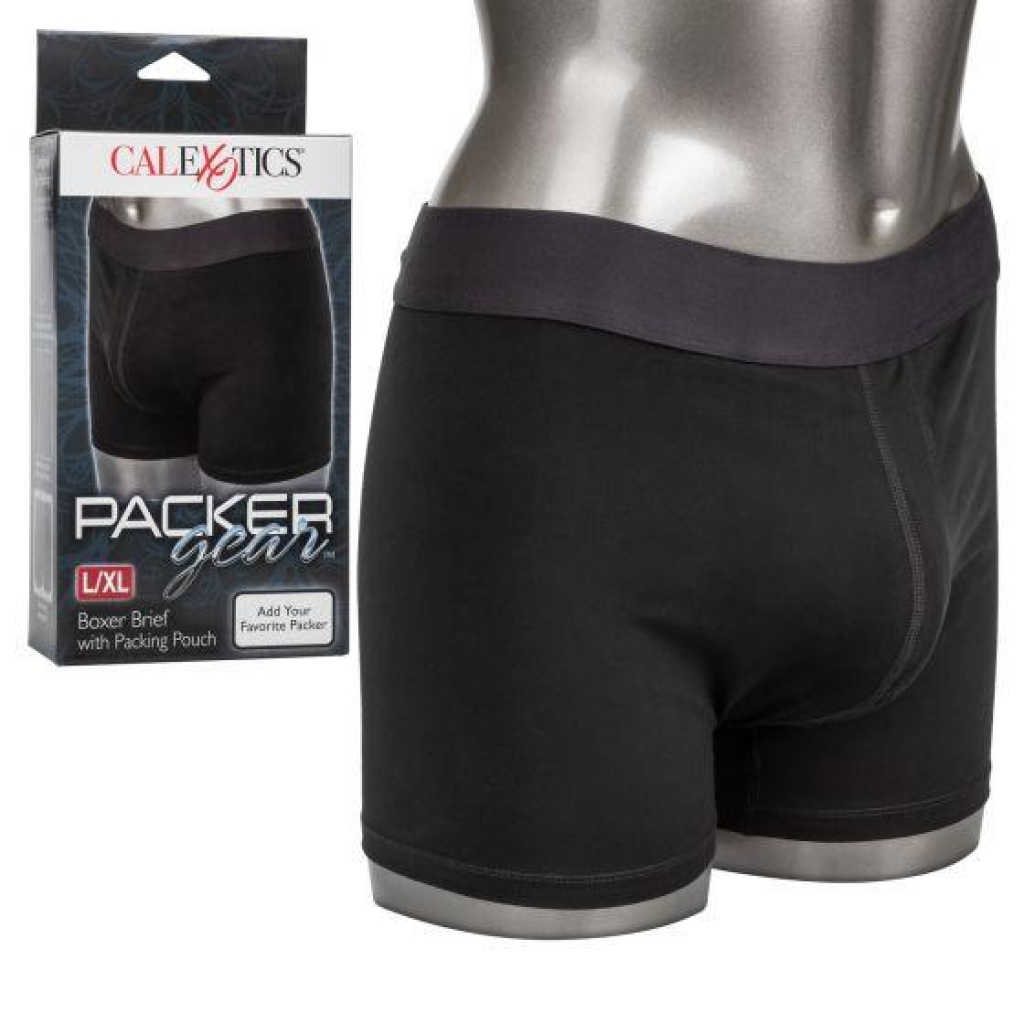 Packer Gear Boxer Brief W/ Packing Pouch L/xl - California Exotic Novelties