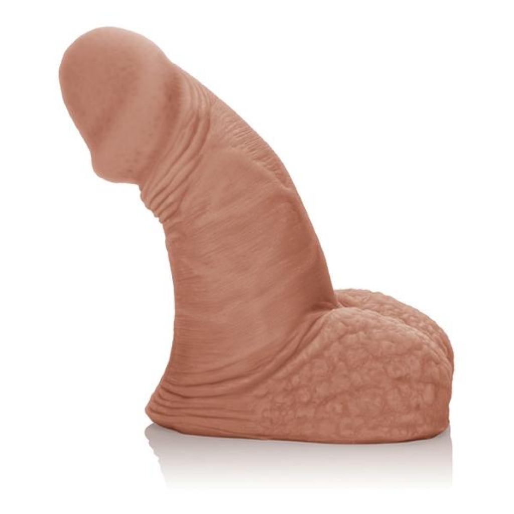 Packer Gear 4 inches Packing Penis Brown - Cal Exotics