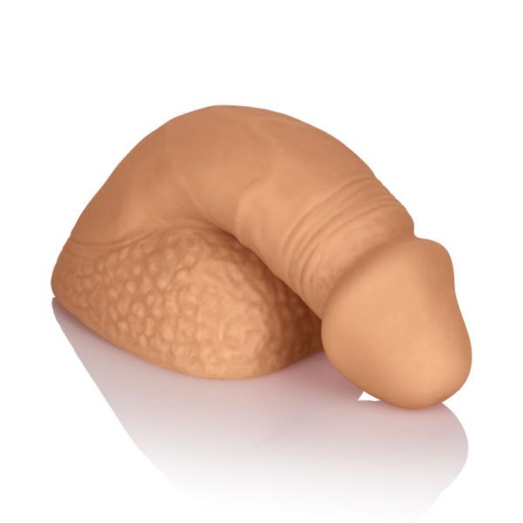 Packer Gear 4 inches Silicone Packing Penis Tan - Cal Exotics