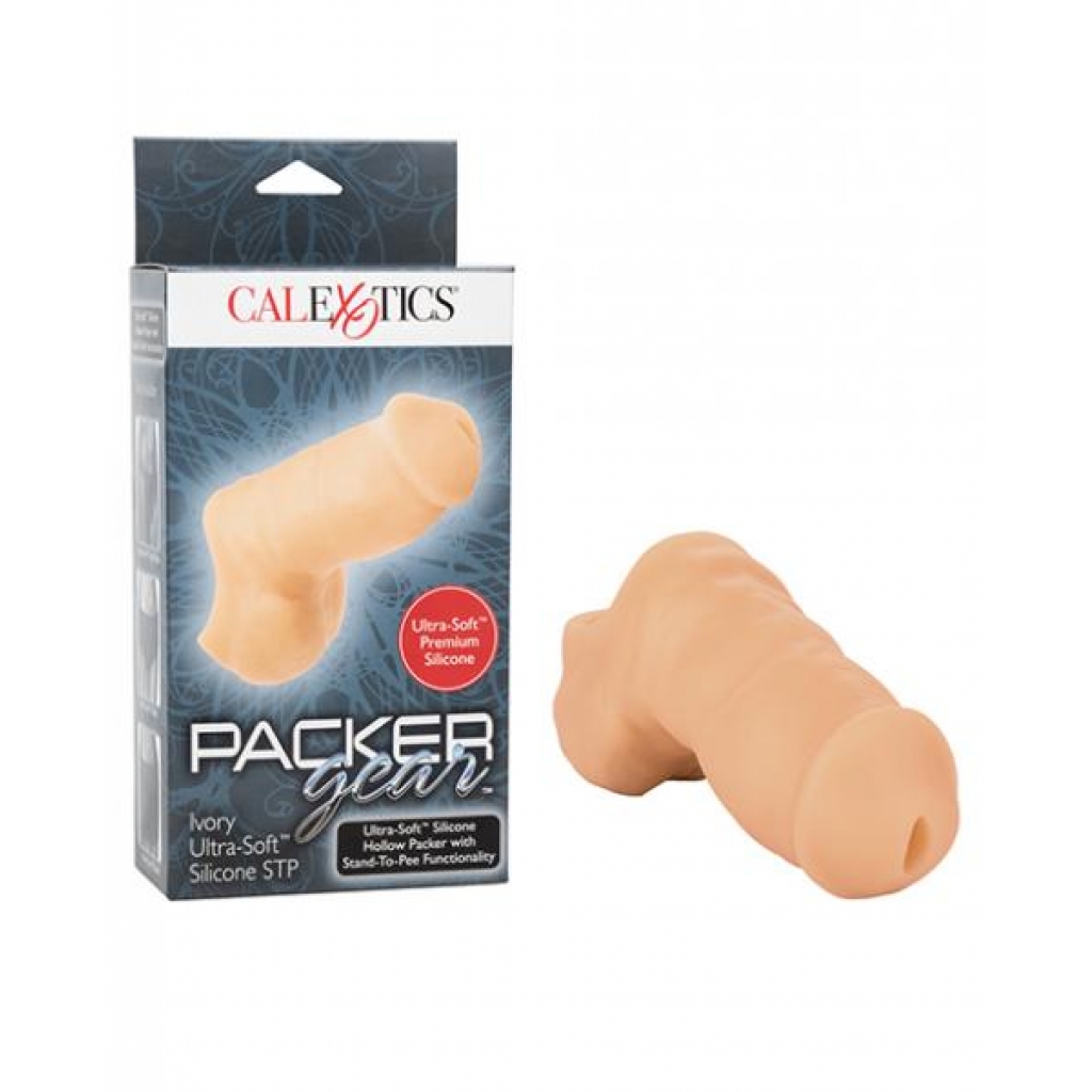 Packer Gear 5in Ultra Soft Silicone Stp Ivory - California Exotic Novelties