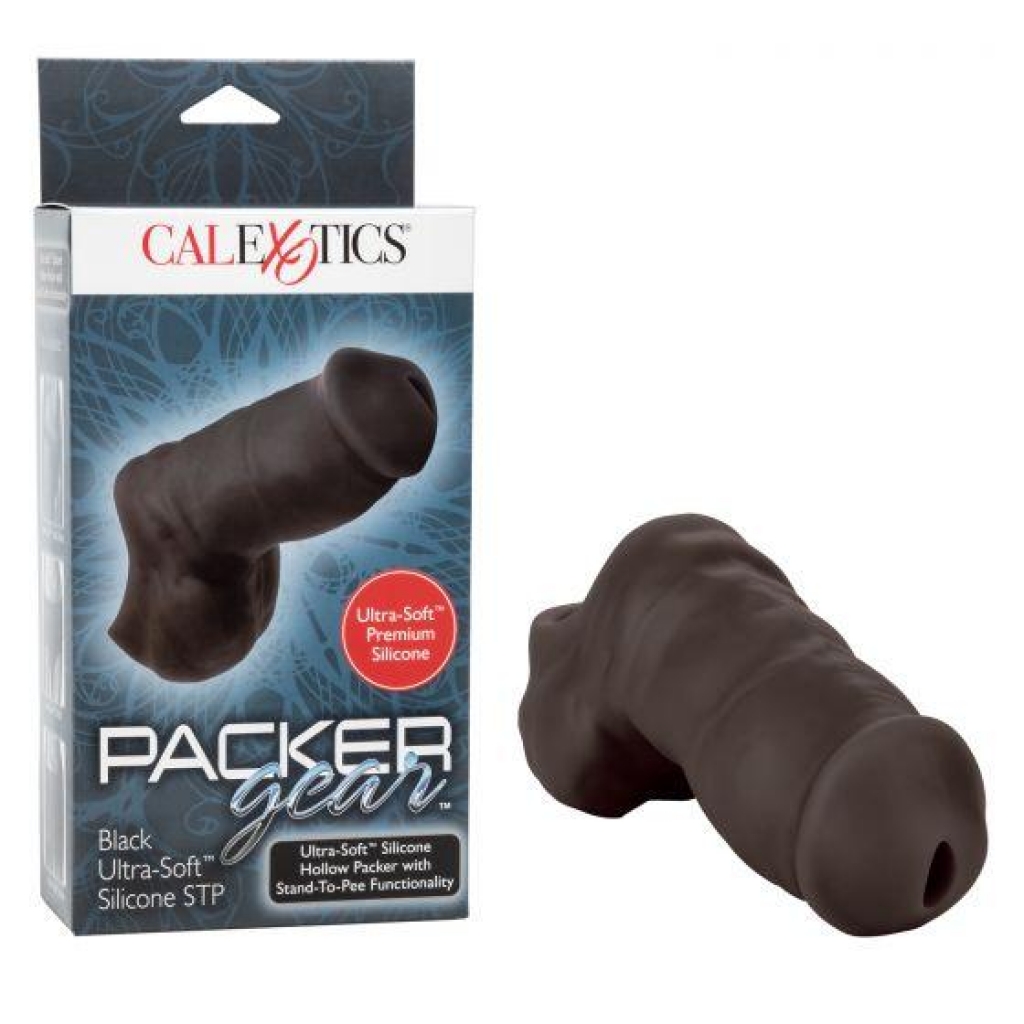 Packer Gear 5in Ultra Soft Silicone Stp Black - California Exotic Novelties