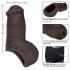 Packer Gear 5in Ultra Soft Silicone Stp Black - California Exotic Novelties