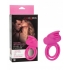 Dual Clit Flicker Enhancer Vibrating Cock Ring Pink - Cal Exotics