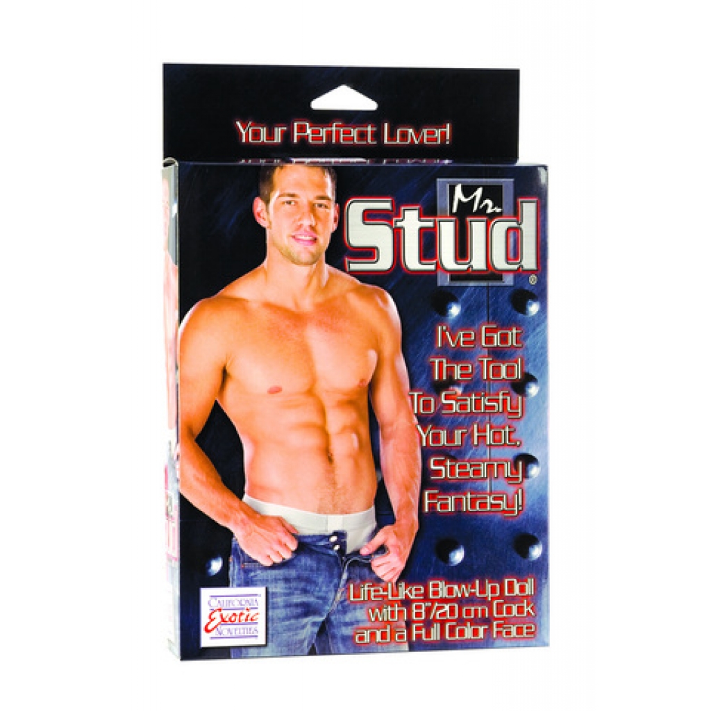 Mr Stud Love Doll Lifelike Inflatable With Penis 8 Inches - Cal Exotics