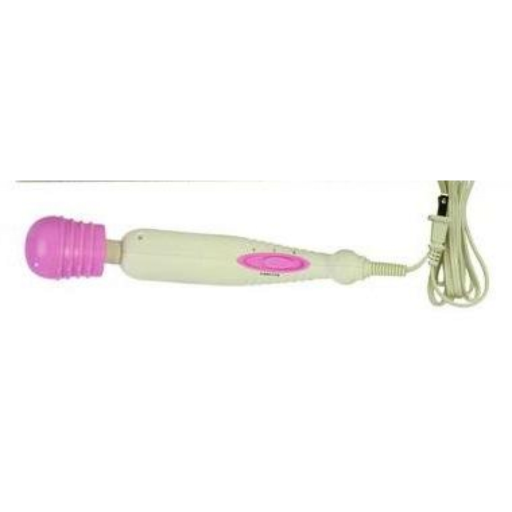 My Miracle Massager 2 Speed 120 Volt 10.5 inch White With Pink - Cal Exotics