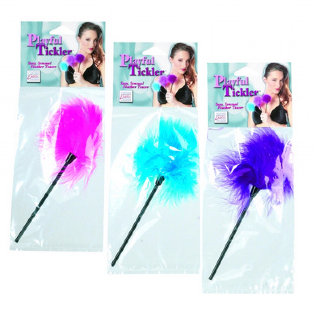 Playful Tickler Assorted Color Feathers - Cal Exotics