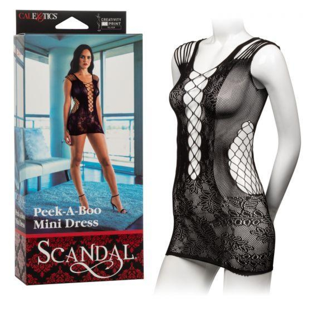 Scandal Peek-a-boo Mini Dress - California Exotic Novelties