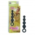 Coco Licious Silicone Booty Beads Black 4.5 Inch - Cal Exotics