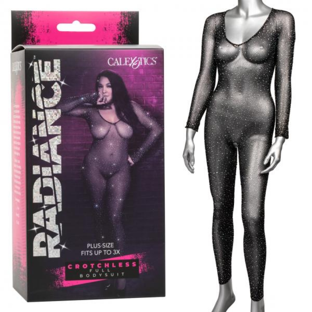 Radiance Plus Crotchless Full Bodysuit - California Exotic Novelties