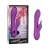 California Dreaming Valley Vamp Purple Rabbit Vibrator - Cal Exotics
