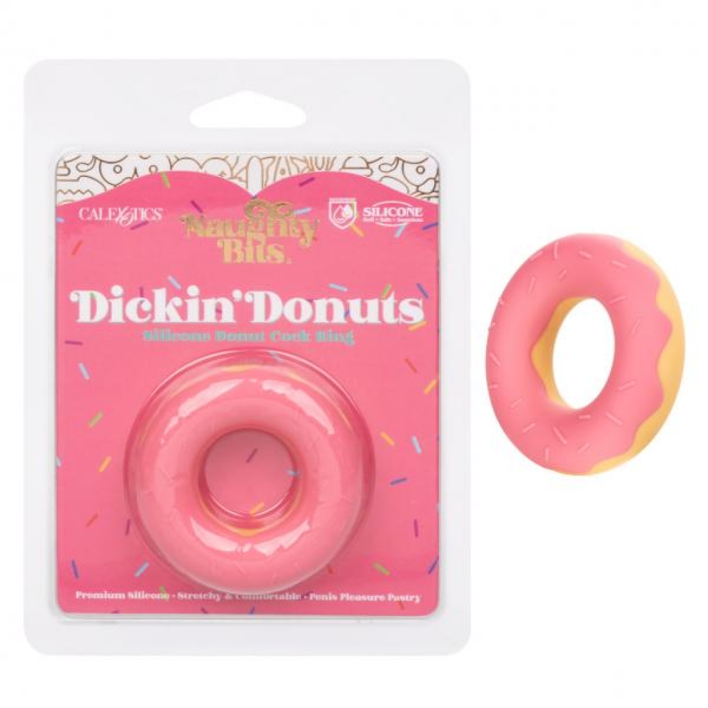Naughty Bits Dickin' Donuts Silicone Donut Cock Ring - California Exotic Novelties