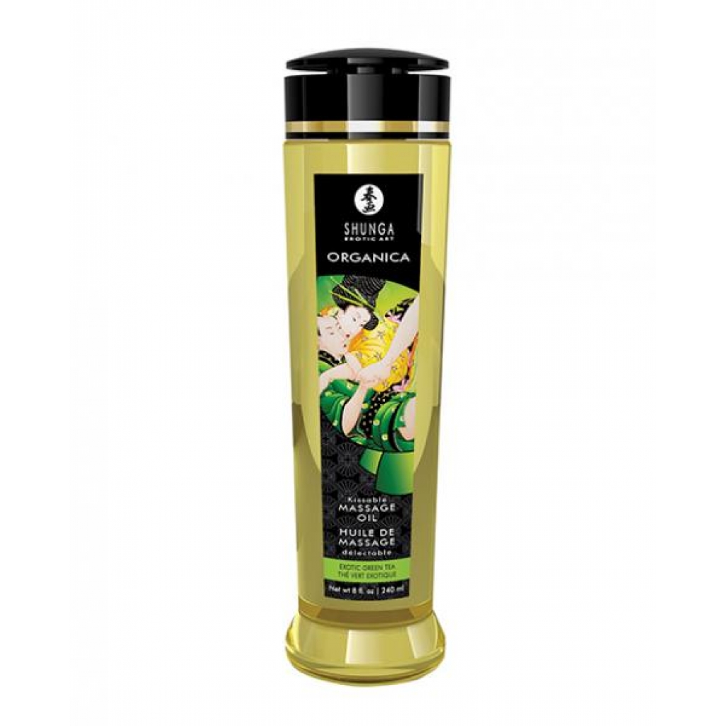 Organica Kissable Massage Oil Exotic Green Tea - Shunga