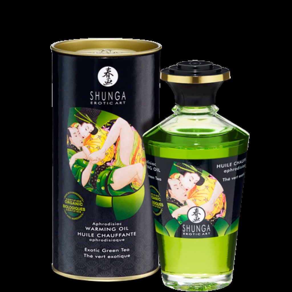 Aphrodisiac Oil Organica Exotic Green Tea 3.5oz - Shunga