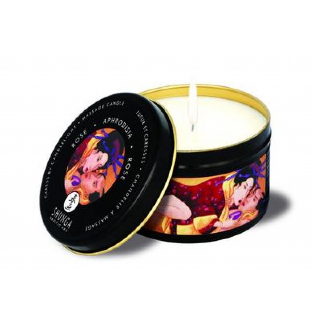 Caress by Candlelight Massage Candle - Roses - Shunga