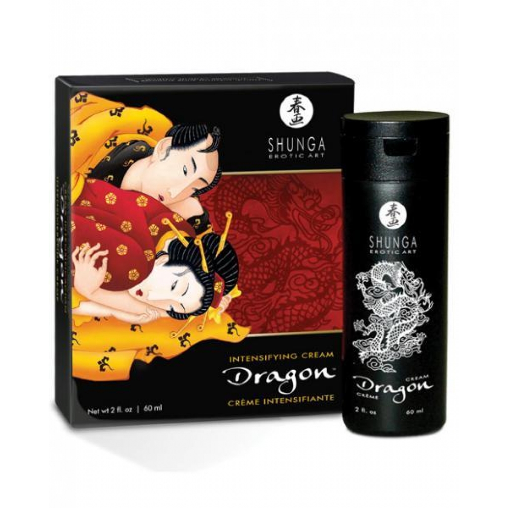 Shunga Dragon Cream For Him and Her 2oz - Shunga Erotic Art