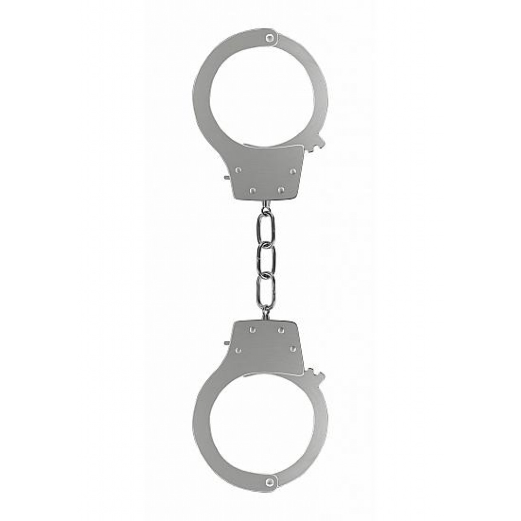 Ouch Pleasure Handcuffs Metal - Shots Toys