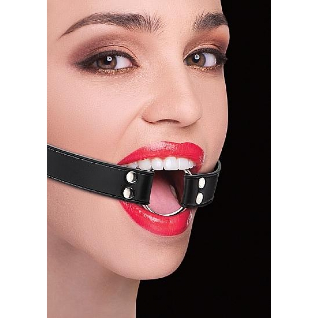 Ouch Ring Gag Black O/S - Shots Toys