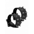 Ouch! Skulls & Bones Spiked Handcuffs Black - Shots Toys