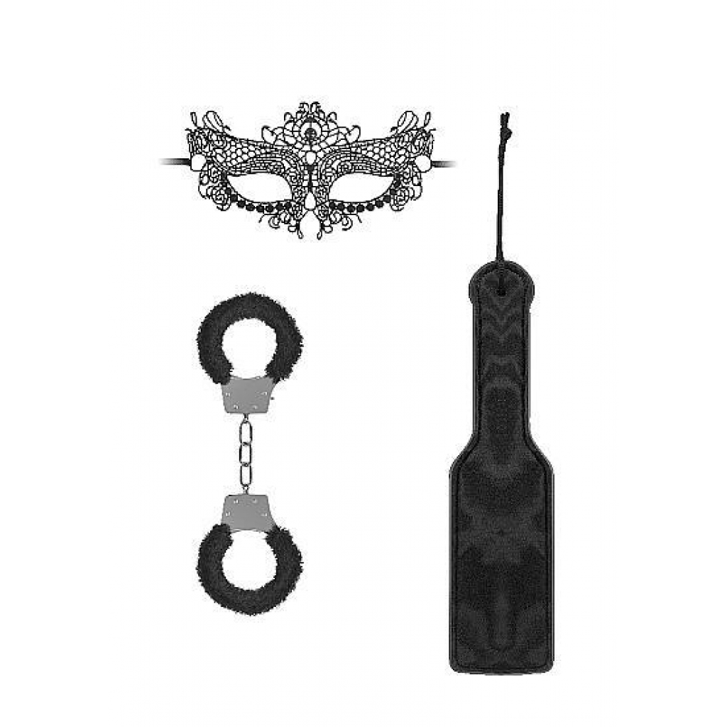 Ouch Introductory Bondage Kit #3 Black - Shots Toys