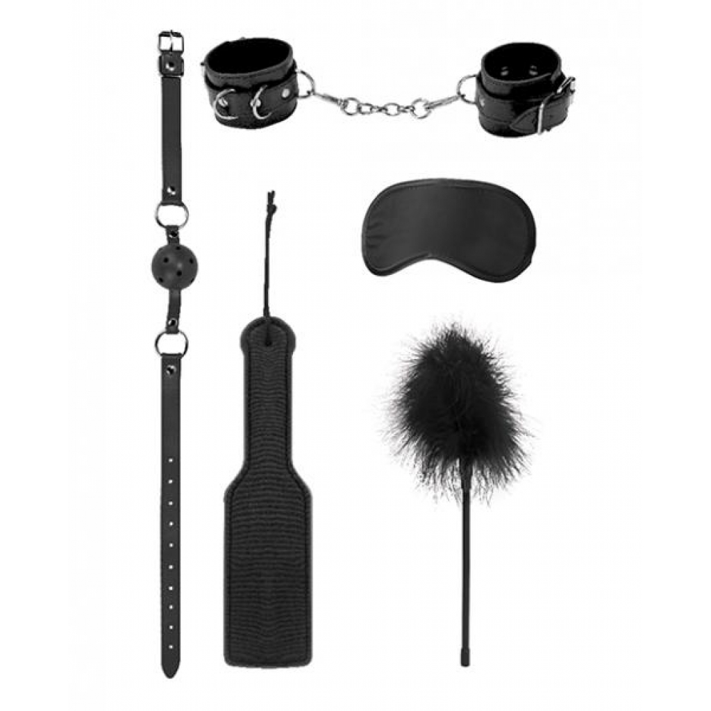 Ouch Introductory Bondage Kit #4 Black - Shots Toys