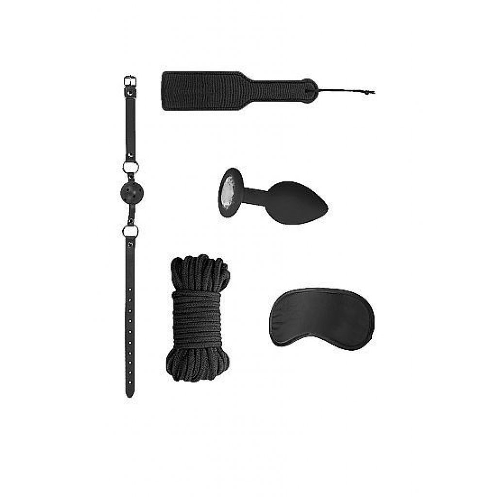 Ouch Introductory Bondage Kit #5 Black - Shots Toys