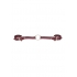 Ouch Halo Handcuff W Connector Burgundy - Shots America