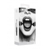 Black & White Silicone Ring Gag W/ Adjustable Straps - Shots America