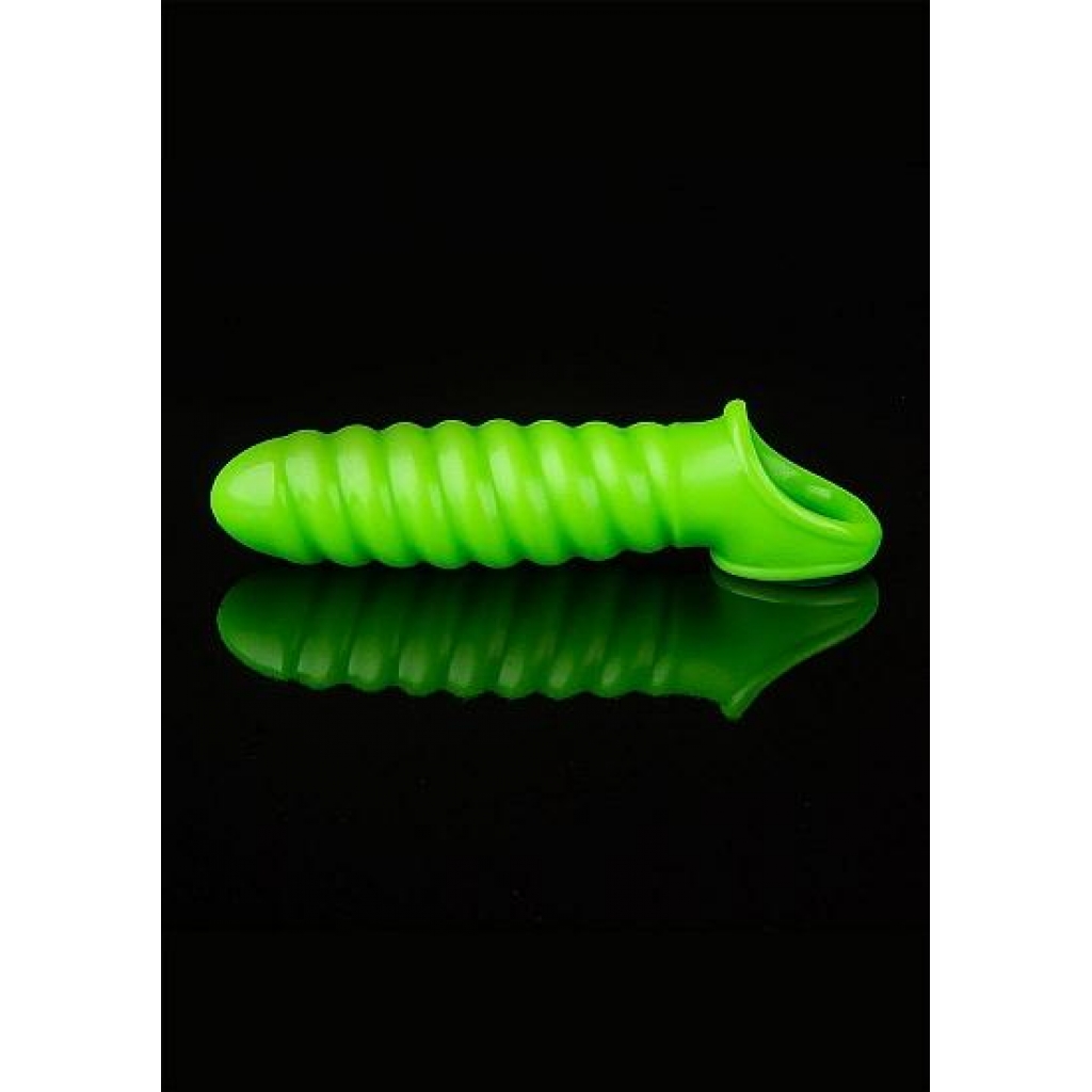Glow Swirl Stretchable Penis Sheath - Shots America