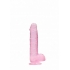 Real Cock 6in Realistic Dildo W/ Balls Pink - Shots America