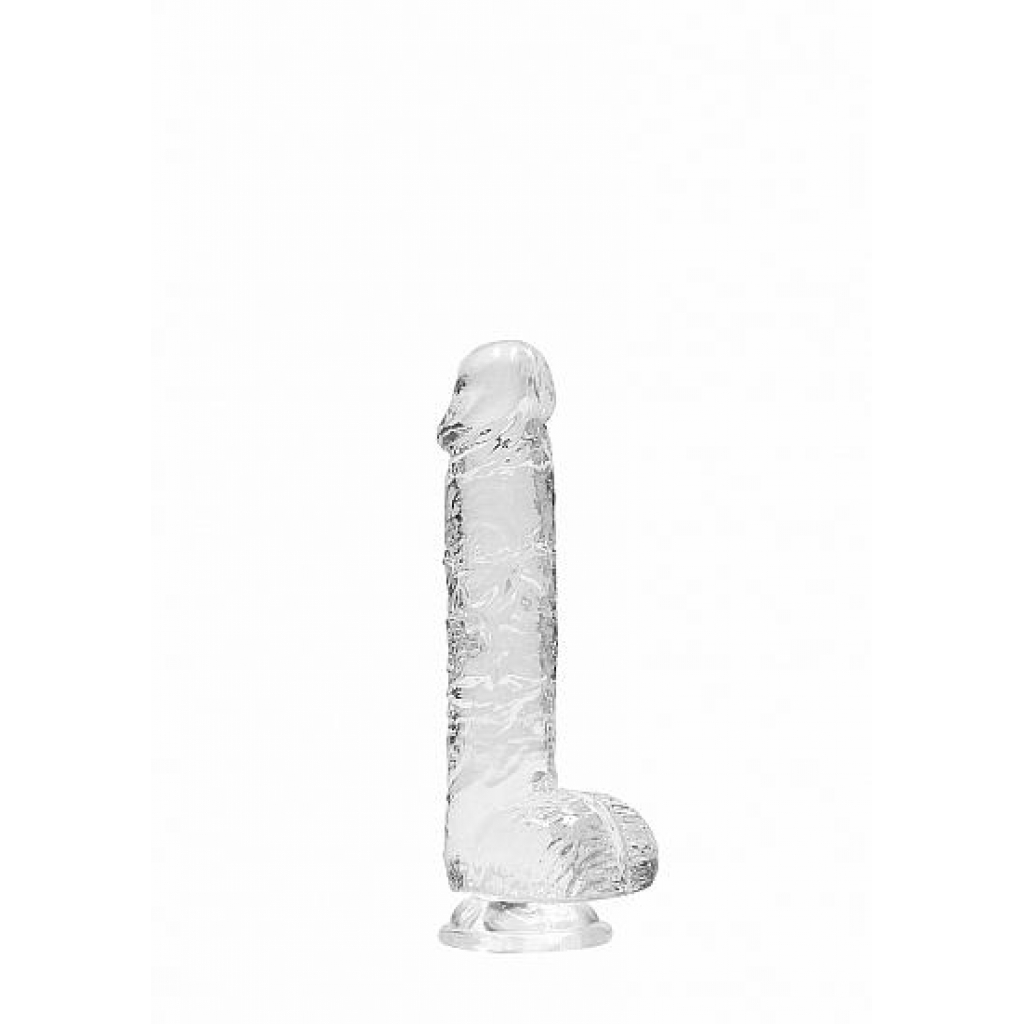 Realcock Crystal Clear Dildo W/ Ball 6in - Shots America