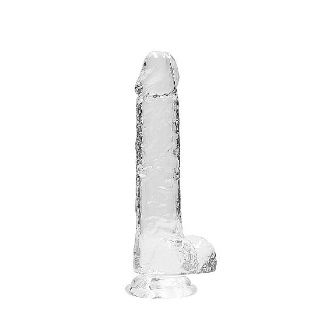 Realcock Crystal Clear Dildo W/ Balls 8in - Shots America