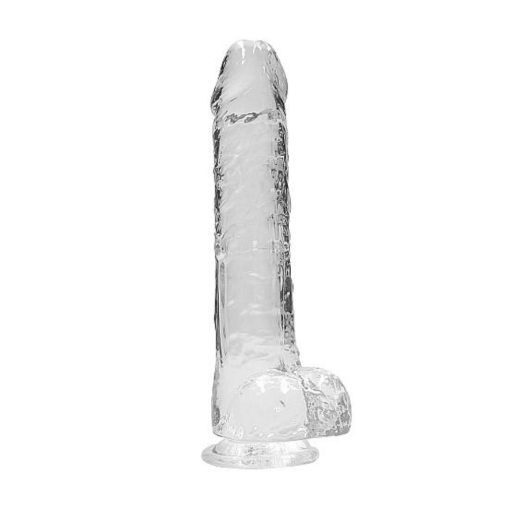 Realcock Crystal Clear Dildo W/ Balls 9in - Shots America