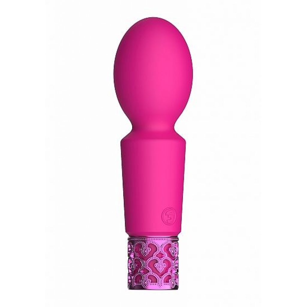 Royal Gems Brilliant Pink Rechargeable Silicone Bullet - Shots America