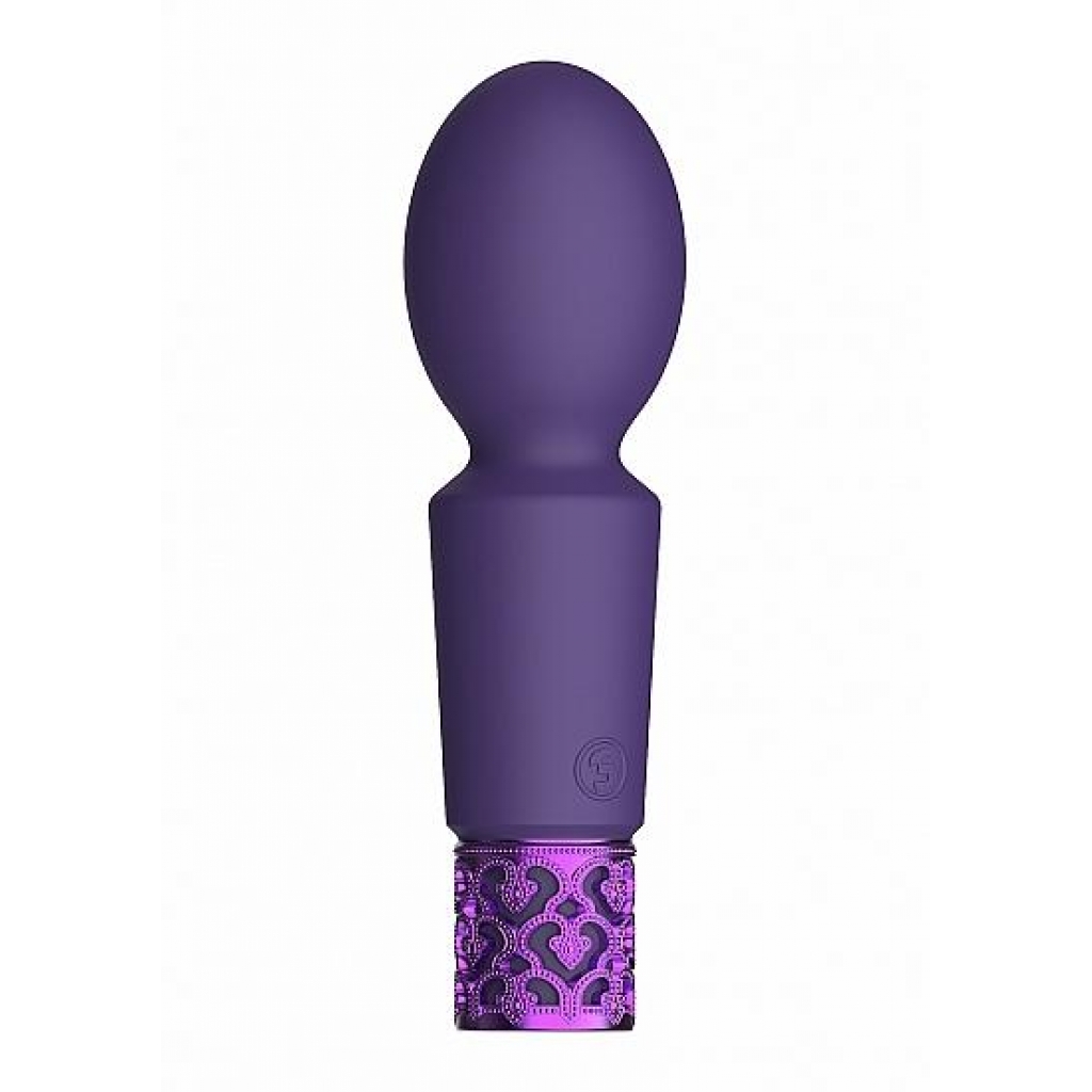 Royal Gems Brilliant Purple Rechargeable Silicone Bullet - Shots America