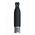 Royal Gems Twinkle Silicone Bullet Rechargeable Black - Shots America