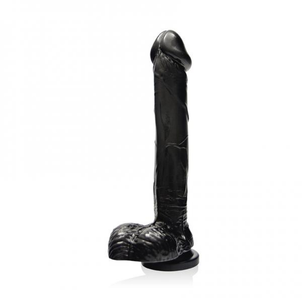 Ignite Cock with Balls 9 inches Black - Si Novelties