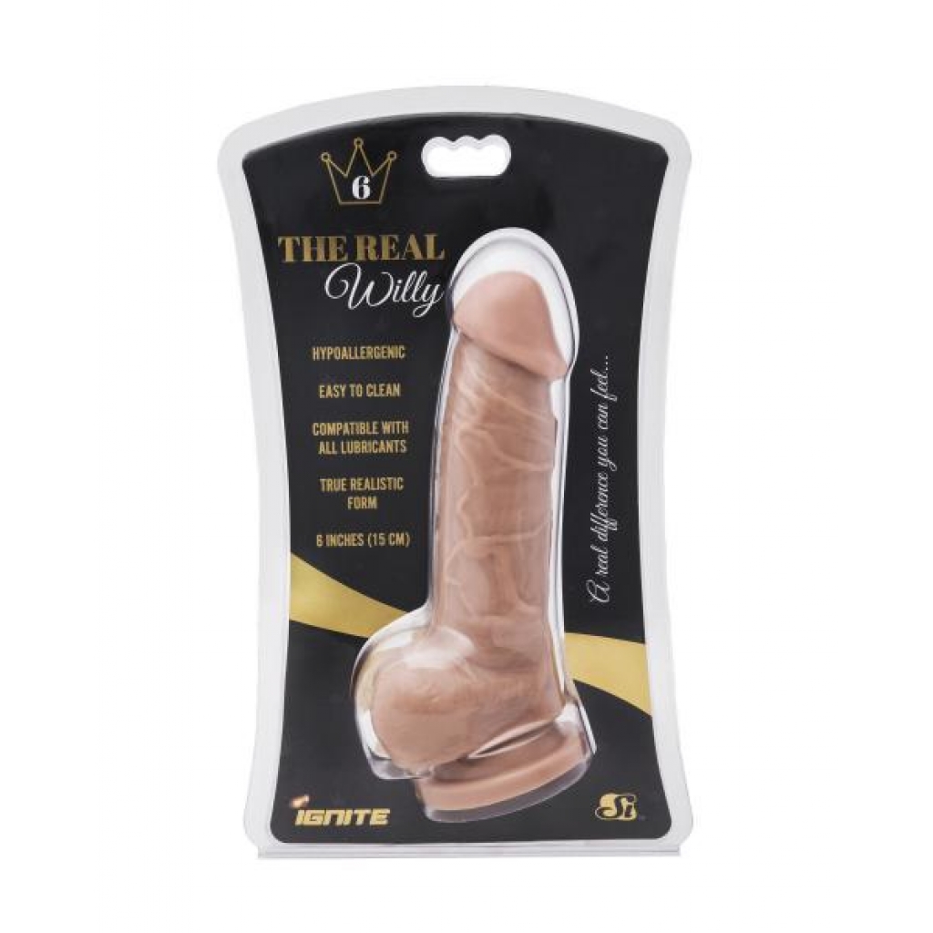 Real Willy 6 inches Caramel Tan Dildo - Si Novelties