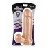 Thick Cock Balls 9 Inches Suction Cup Beige Dildo - Si Novelties