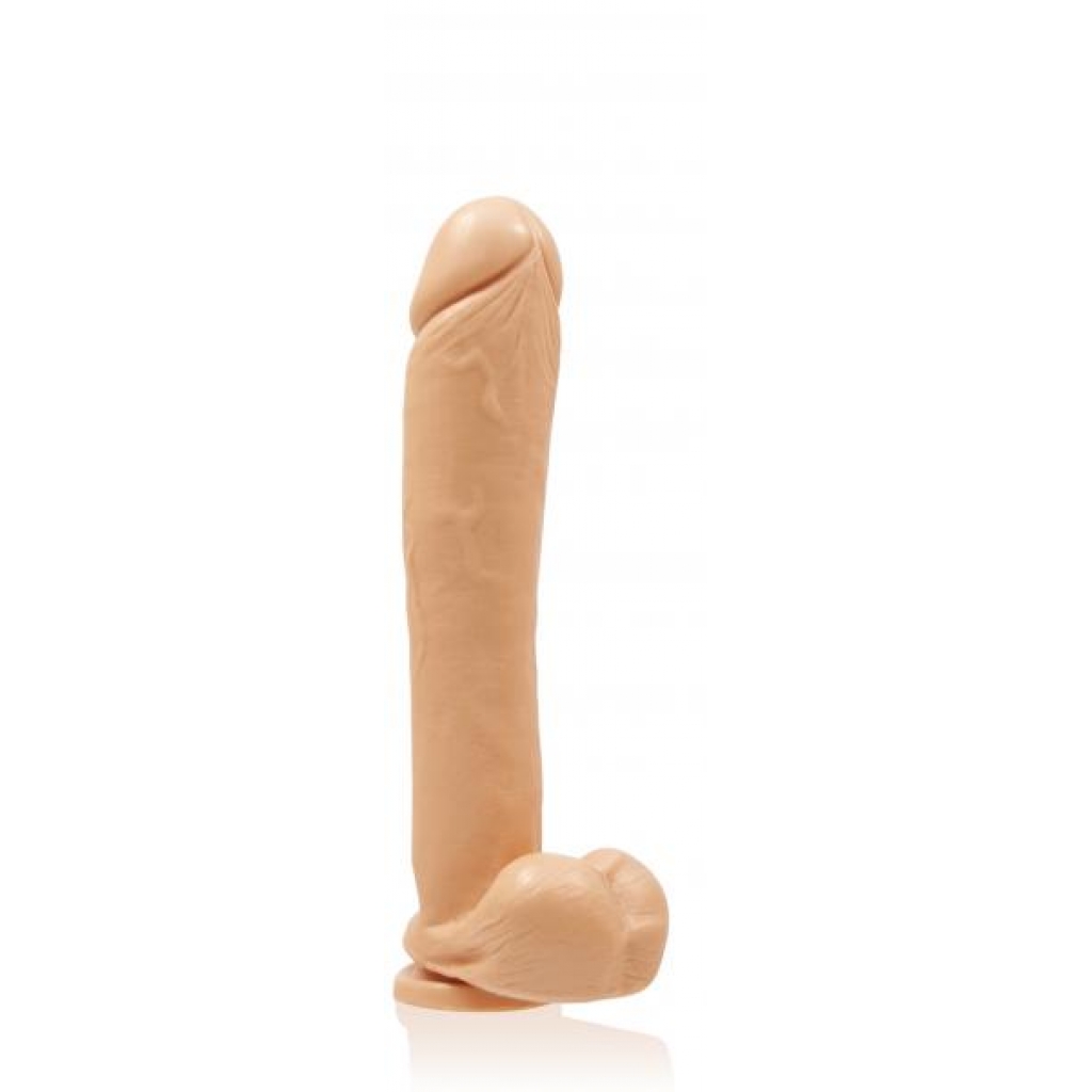 Exxxtreme Dong Suction 12 Inches Beige - Si Novelties