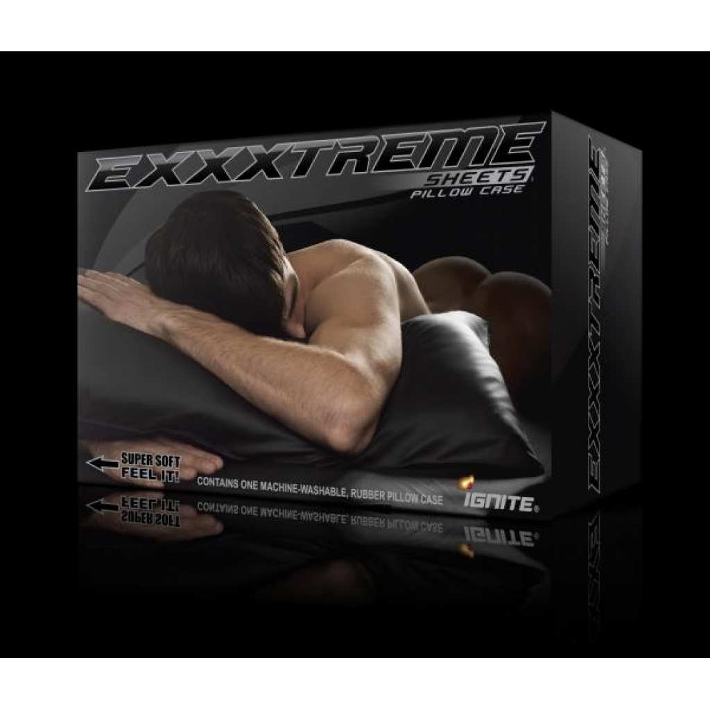 Exxxtreme Sheets Pillow Case King Black - Si Novelties